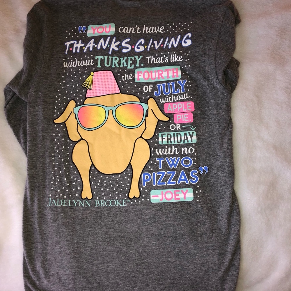 Women’s long sleeve “Friends” thanksgiving size XS